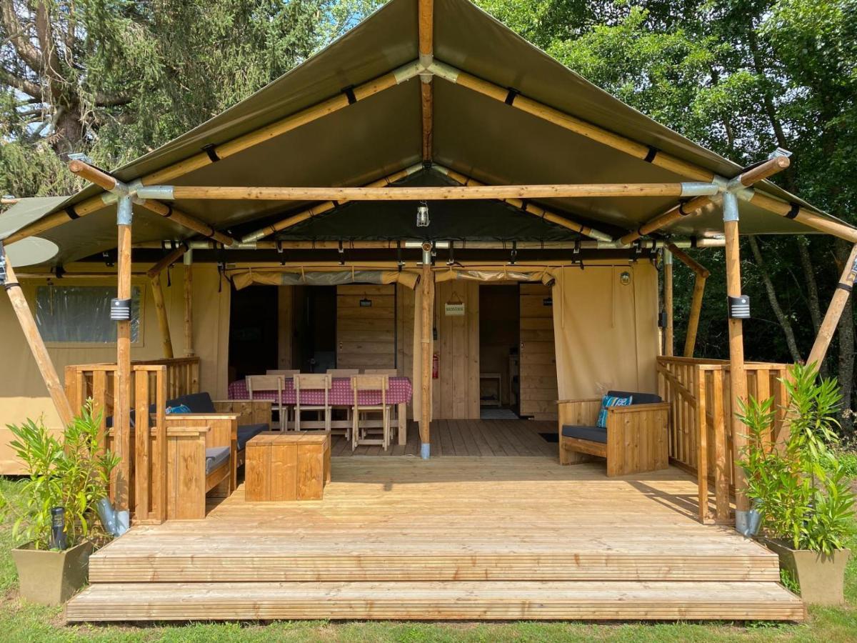 Luxury Safari Tents At Moulin Du Pommier Glamping & Camping Saulgond Luaran gambar